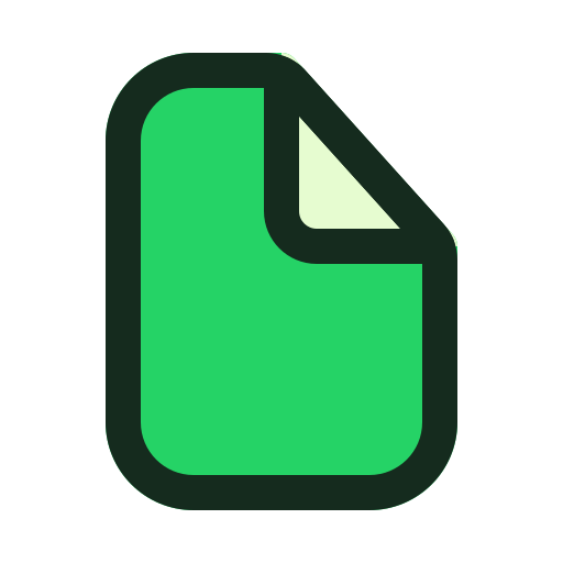 ファイル Generic Outline Color icon