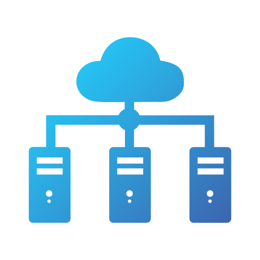 cloud computing Generic Flat Gradient icoon