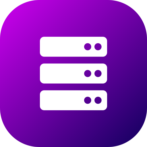 Server Generic Flat Gradient icon