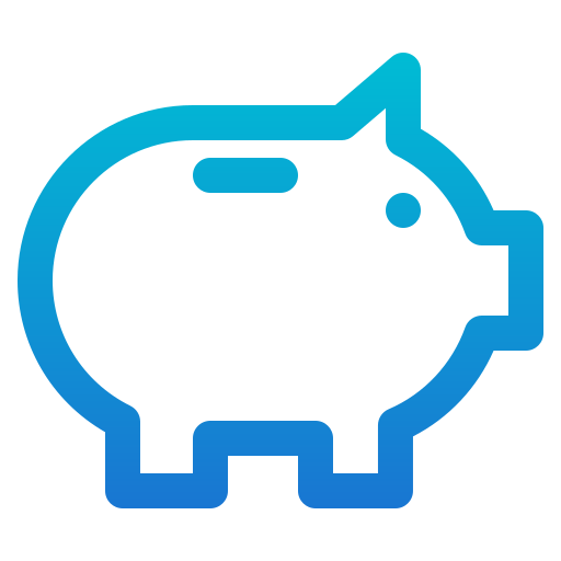 Piggy bank Generic Gradient icon