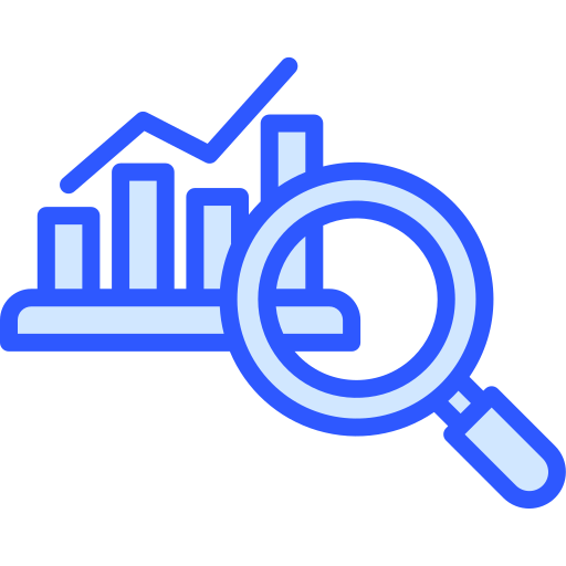 une analyse Generic Blue Icône