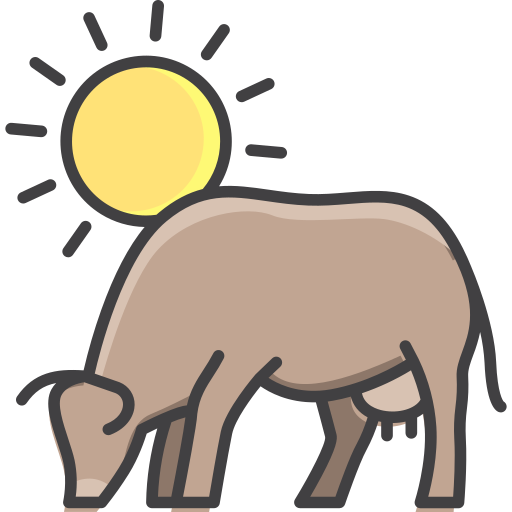 Cattle Generic Outline Color icon