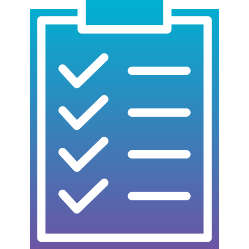 Checklist Generic Flat Gradient icon