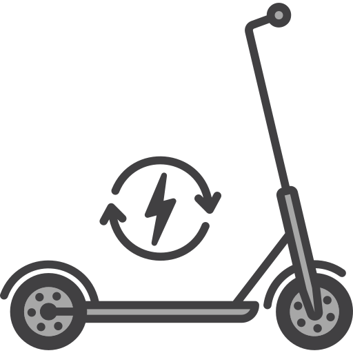 scooter eletrica Generic Outline Color Ícone