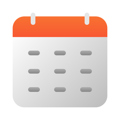 Calendar Generic Flat Gradient icon