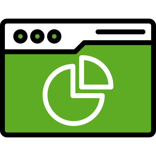 gráfico circular Generic Fill & Lineal icono