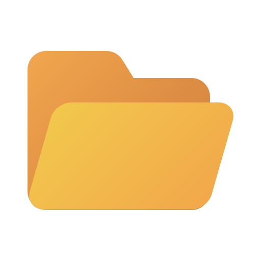 open folder Generic Flat Gradient icoon