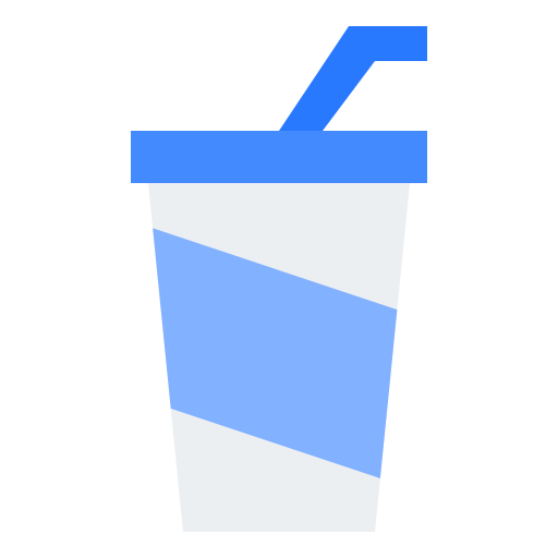 bicchiere di plastica Generic Blue icona