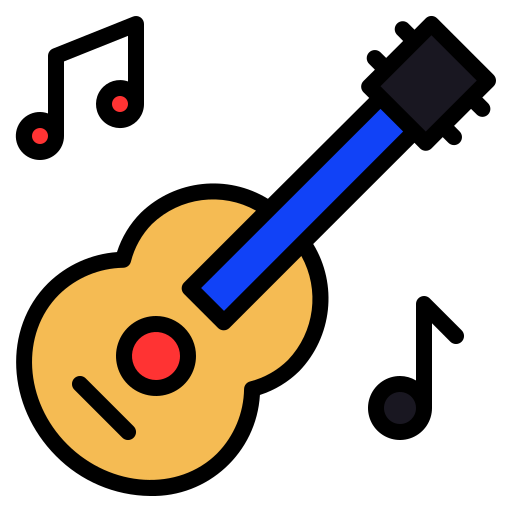 gitarre Generic Outline Color icon