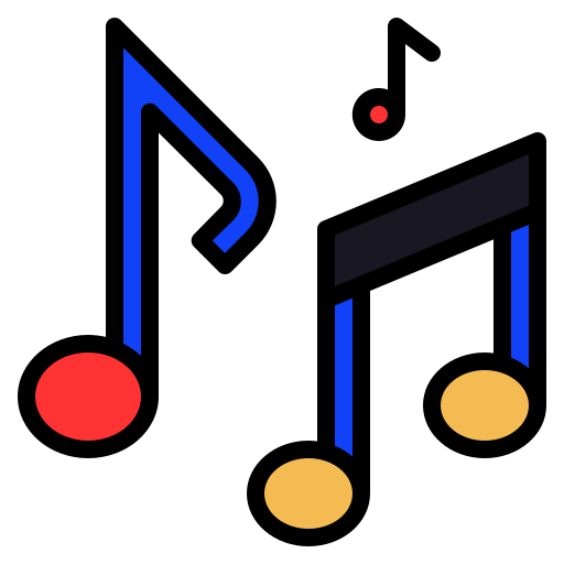 nota musical Generic Outline Color Ícone