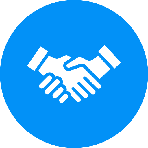 Partnership handshake Generic Circular icon