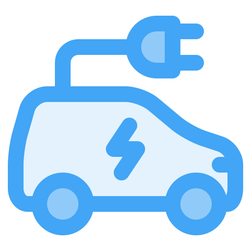 elektroauto Generic Blue icon