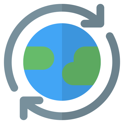 Earth cycles Generic Flat icon