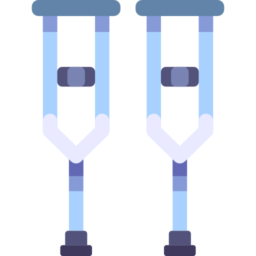Crutches Generic Flat icon