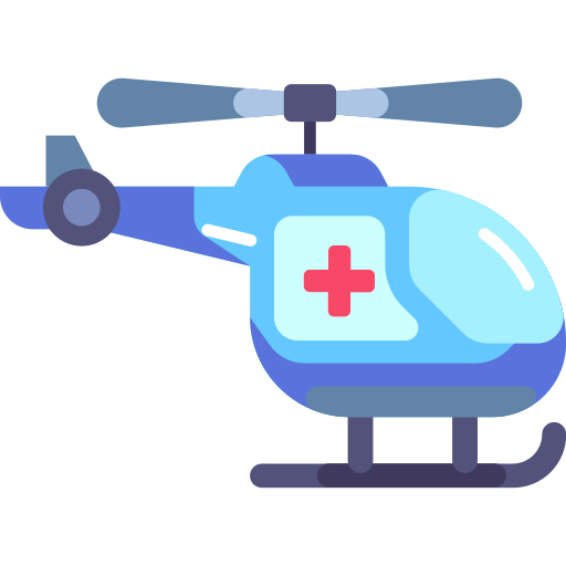 helicóptero Generic Flat icono