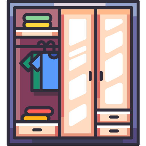 Wardrobe Generic Outline Color icon