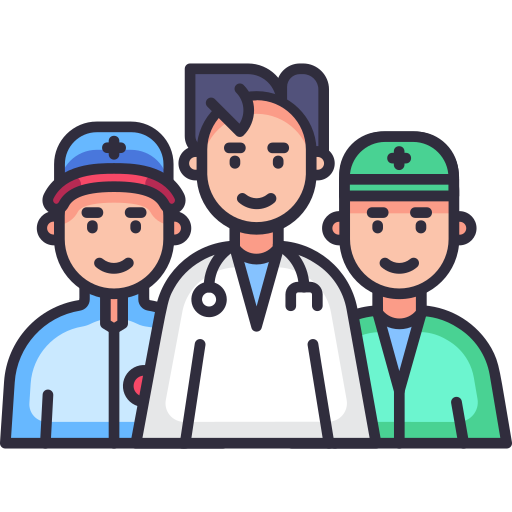medisch team Generic Outline Color icoon