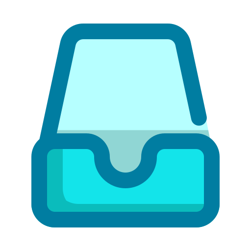 archief Generic Blue icoon