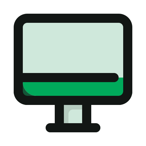 Monitor Generic Outline Color icon