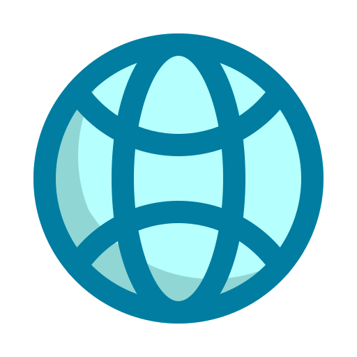 website Generic Blue icoon