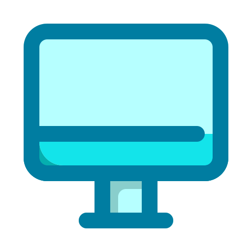 モニター Generic Blue icon