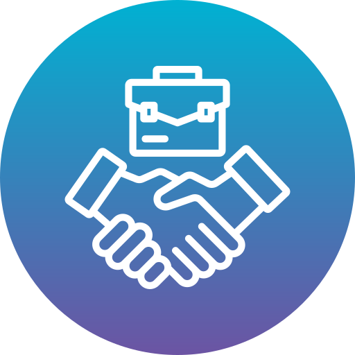 Handshake Generic Flat Gradient icon