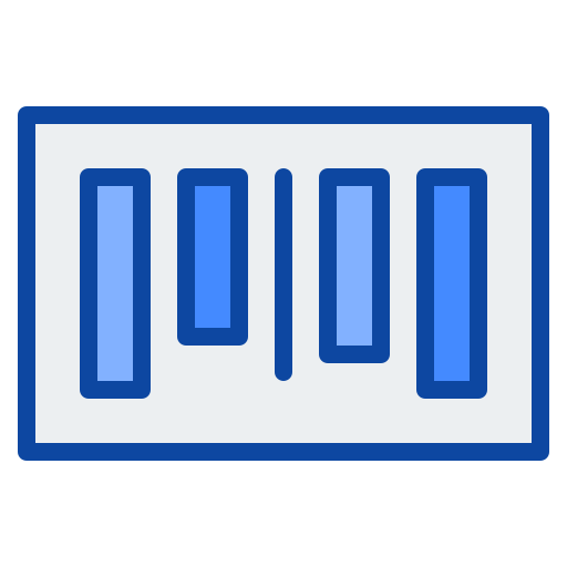 Barcode Generic Blue icon