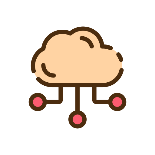 Cloud computing Good Ware Lineal Color icon