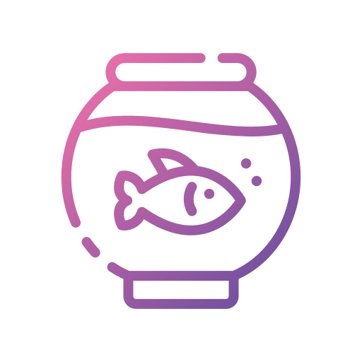 ciotola di pesce Good Ware Gradient icona