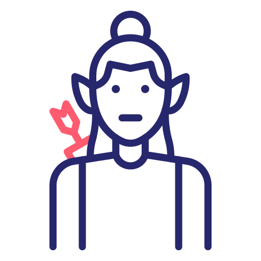 Elf Generic Outline Color icon