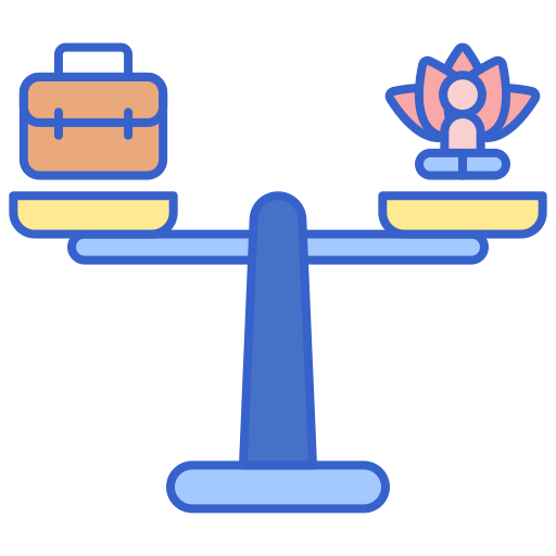 Balance Flaticons Lineal Color icon