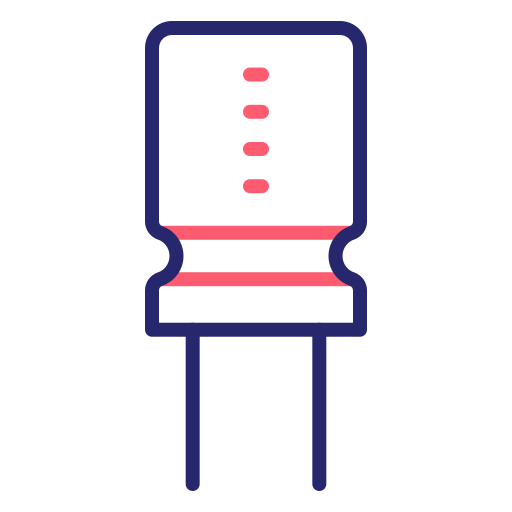 Capacitor Generic Outline Color icon