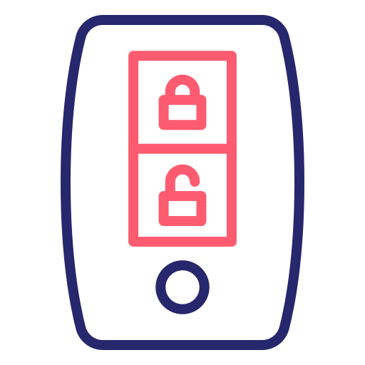 Car key Generic Outline Color icon