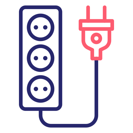 cable de extensión Generic Outline Color icono