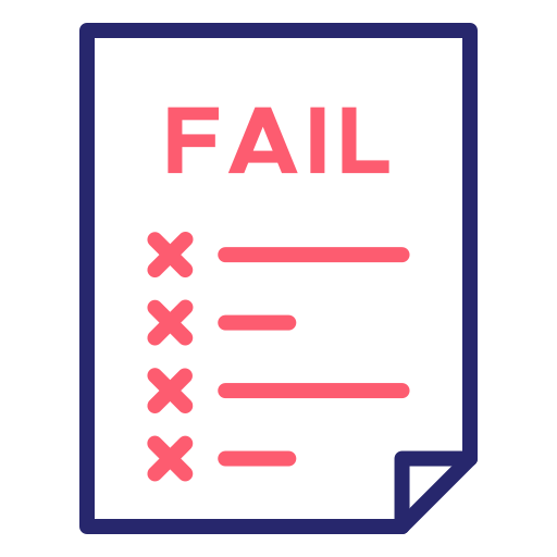 Fail Generic Outline Color icon