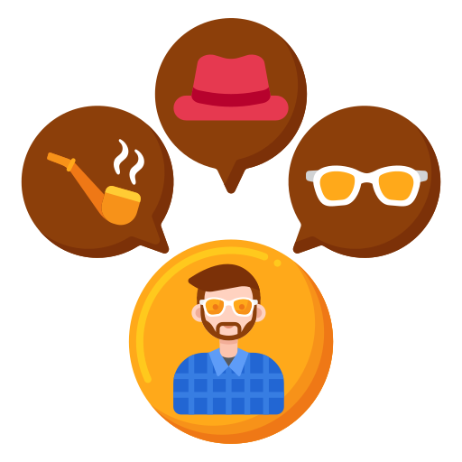 hipster Flaticons Flat icoon