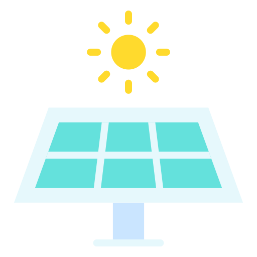 panel solar Good Ware Flat icono