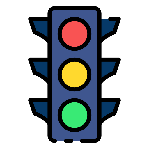 Traffic signal Good Ware Lineal Color icon