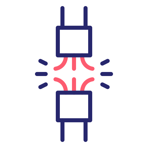 와이어 연결 Generic Outline Color icon