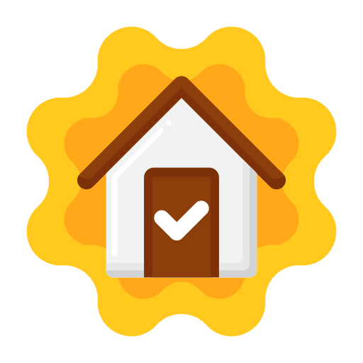 Stay at home Flaticons Flat icon