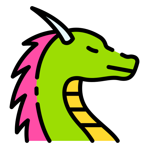 Dragon Good Ware Lineal Color icon