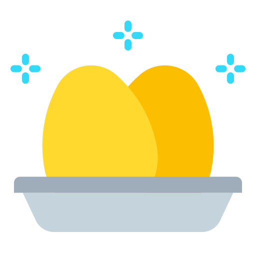 Golden egg Good Ware Flat icon