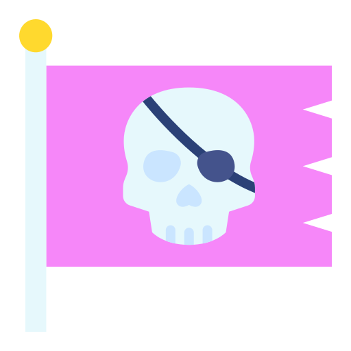 Пиратский флаг Good Ware Flat иконка