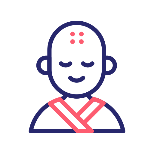 Monk Generic Outline Color icon