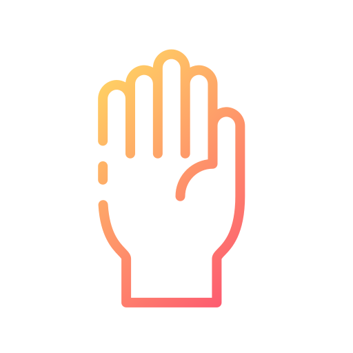 Hand Good Ware Gradient icon