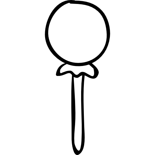 Lollipop outline  icon