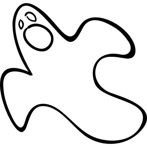 fantasma de halloween gritando  icono