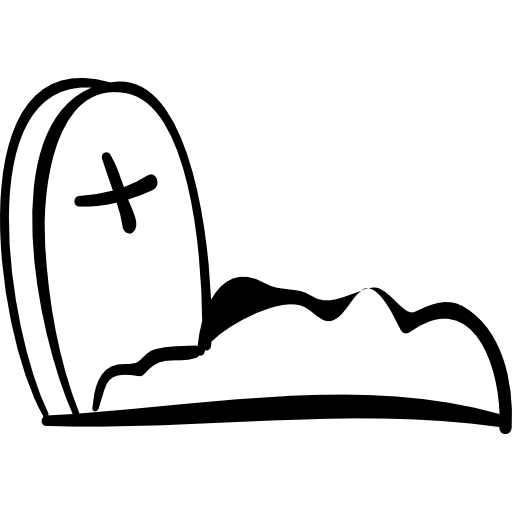 tomba di halloween  icona