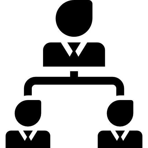 hierarchia biznesmenów  ikona