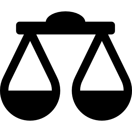 Scale in balance  icon